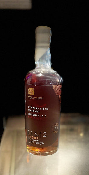 RARE CHARACTER STRAIGHT RYE WHISKEY FINISHED IN MAPLE CASK 113.12 PROOF